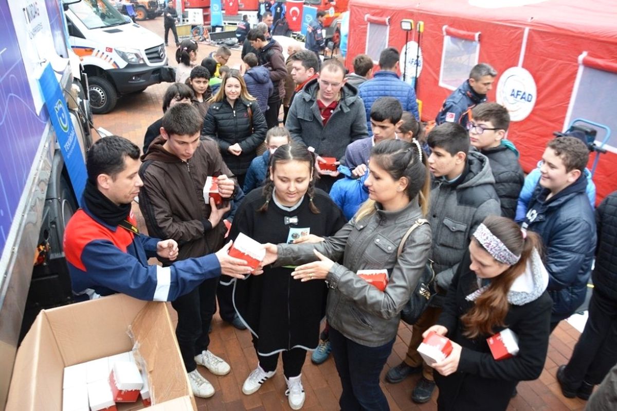 Üç Kemaller Parkında \'Deprem Haftası\' Programı Düzenlendi