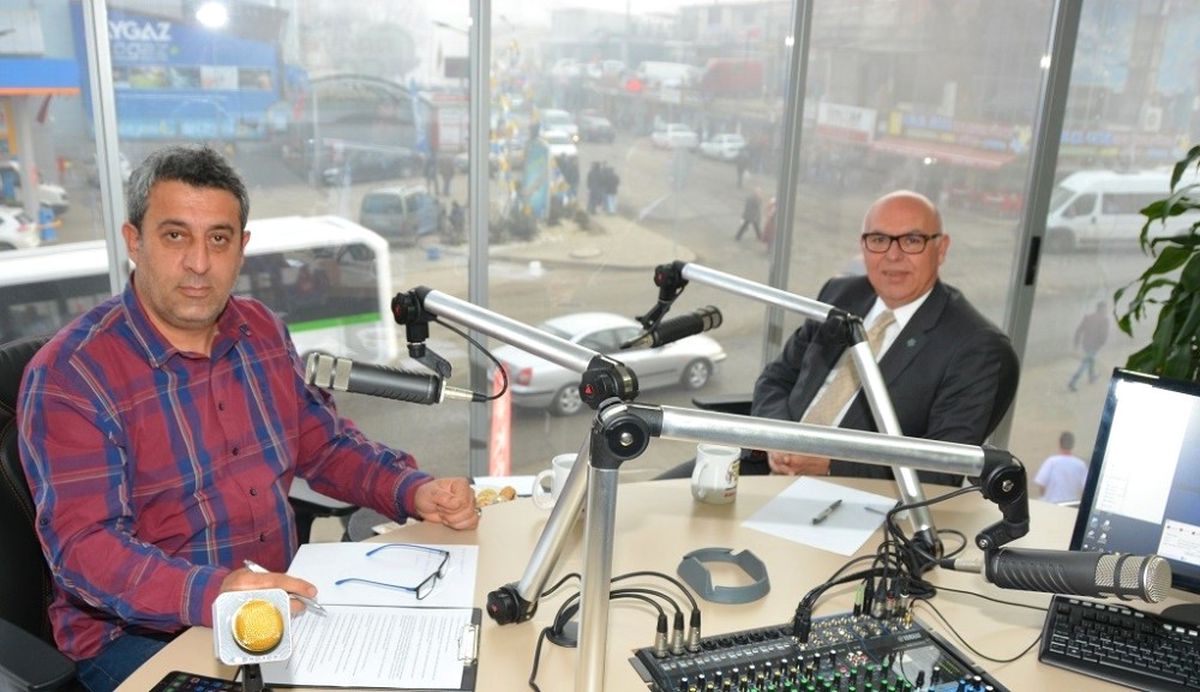 Başkan Eşkinat Radyo Can\'da Canlı Yayına Katıldı