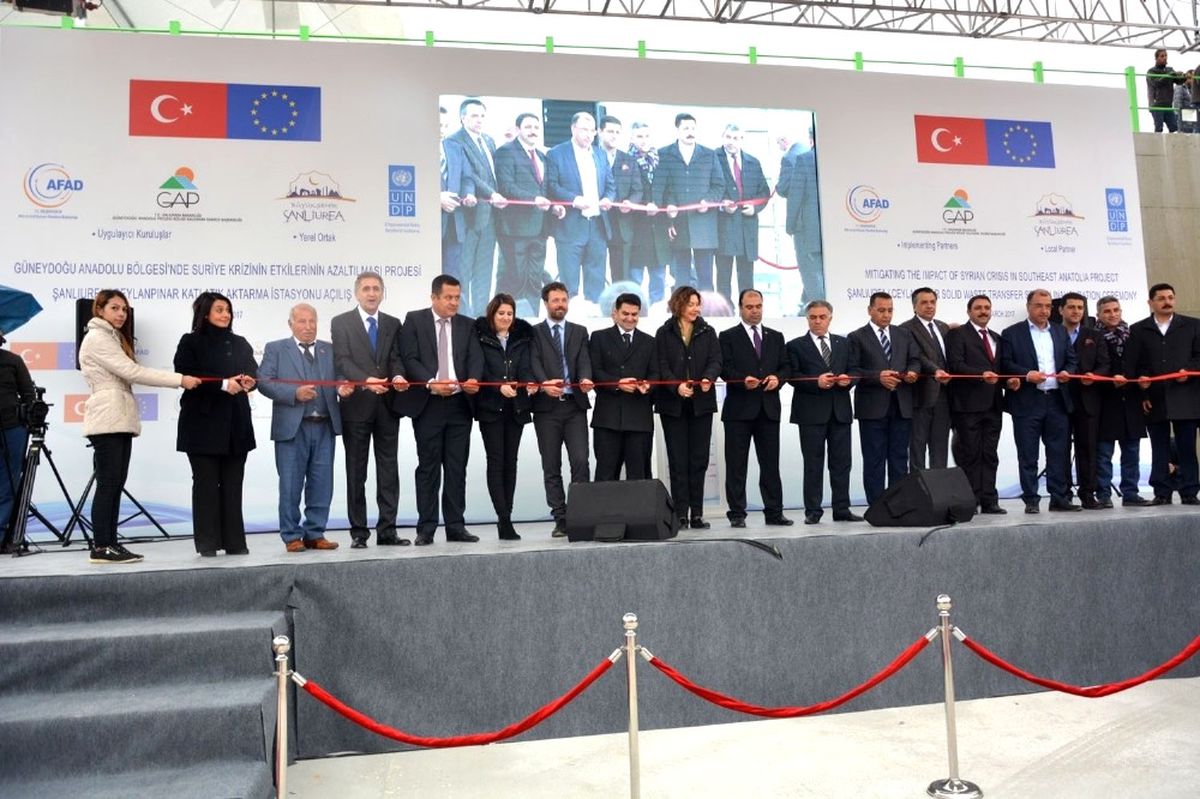 Ceylanpınar Katı Atık İstasyonu Hizmete Açıldı