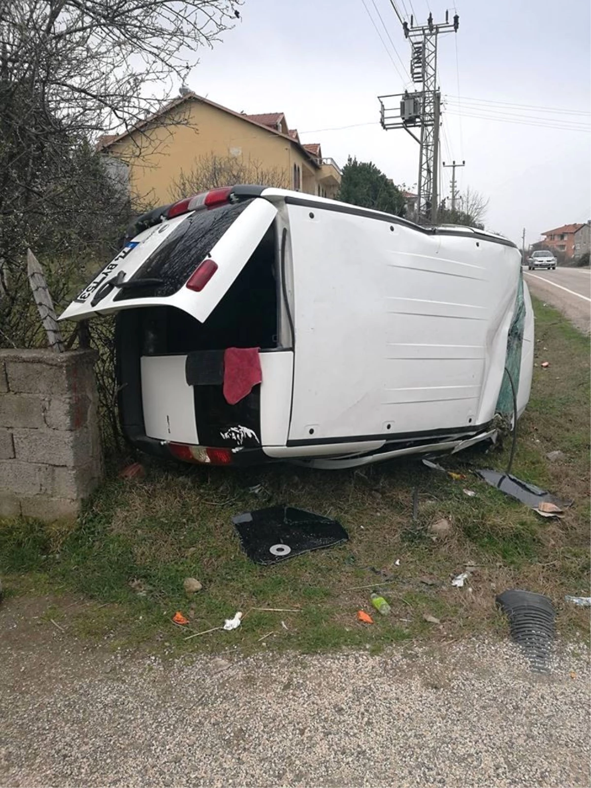 Cide\'de Trafik Kazası: 1 Yaralı