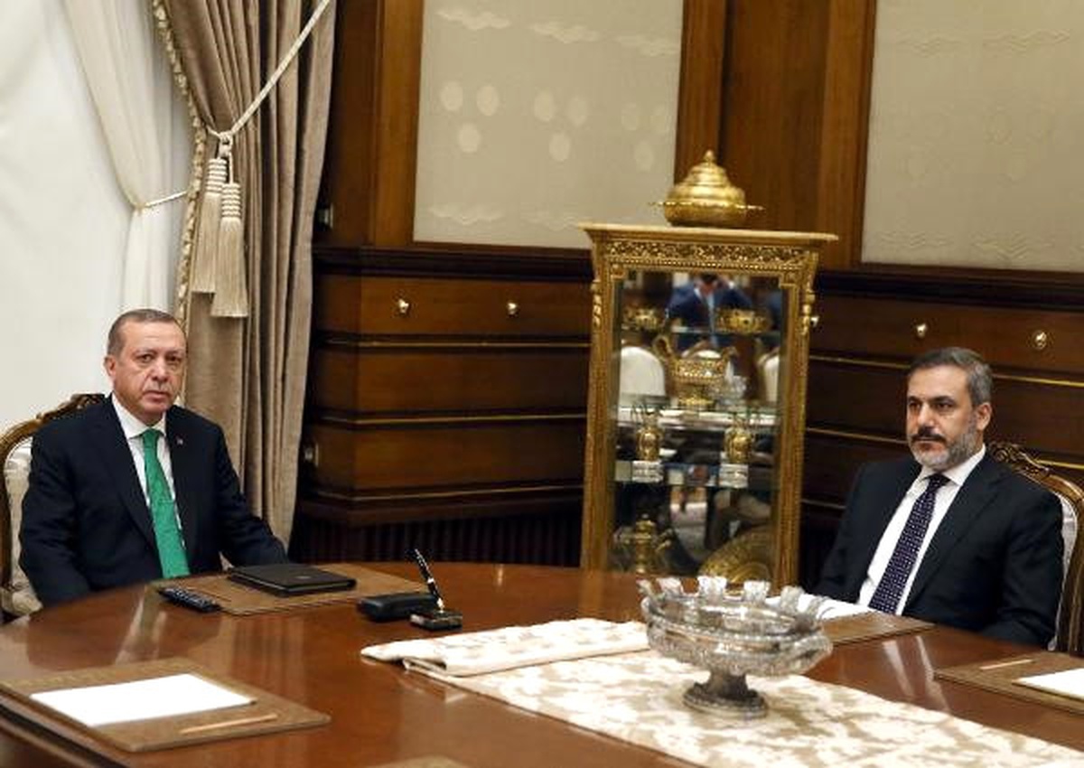 Cumhurbaşkanı Erdoğan MİT Müsteşarı Fidan\'ı Kabul Etti