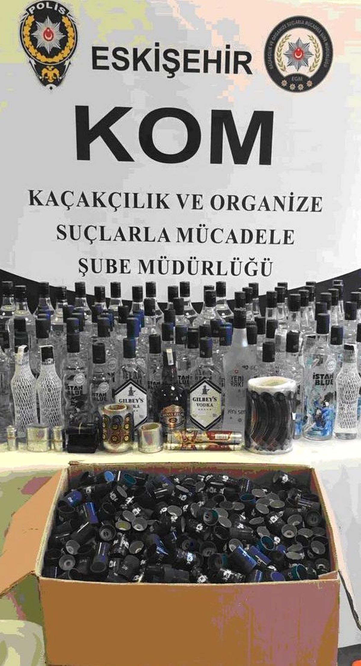 Eskişehir\'de Kaçak İçki Operasyonu