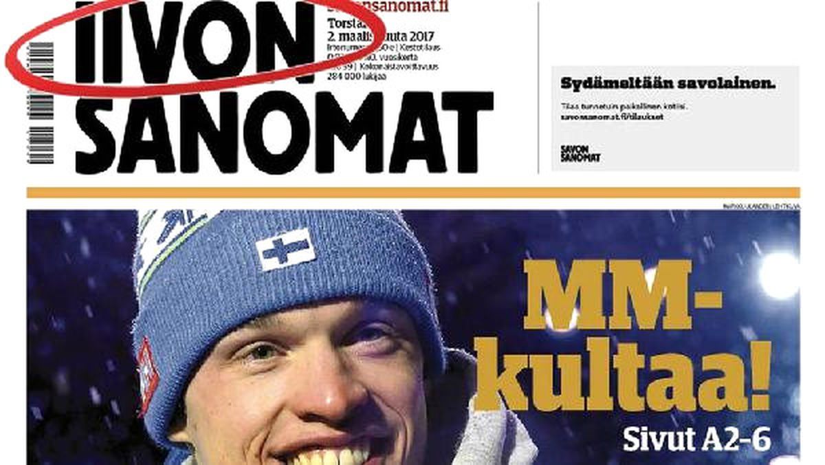 Finlandiya Gazetesi İsmini Şampiyon Kayakçının İsmi ile Değiştirdi