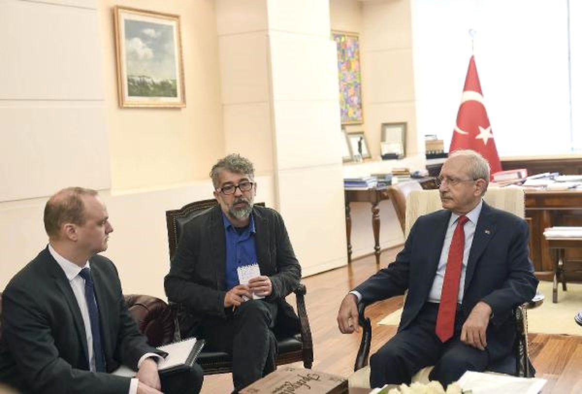 Kılıçdaroğlu, Uluslararası Basın Özgürlüğü Heyeti ile Görüştü