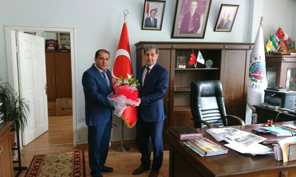 Simav Vergi Dairesi Müdür Vekili Yalçınkaya\'dan Başkan Özkan\'a Ziyaret