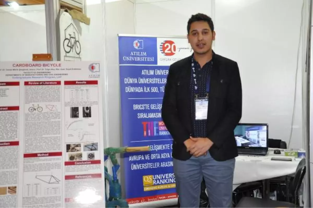 250 Liraya Karton Bisiklet Yaptılar
