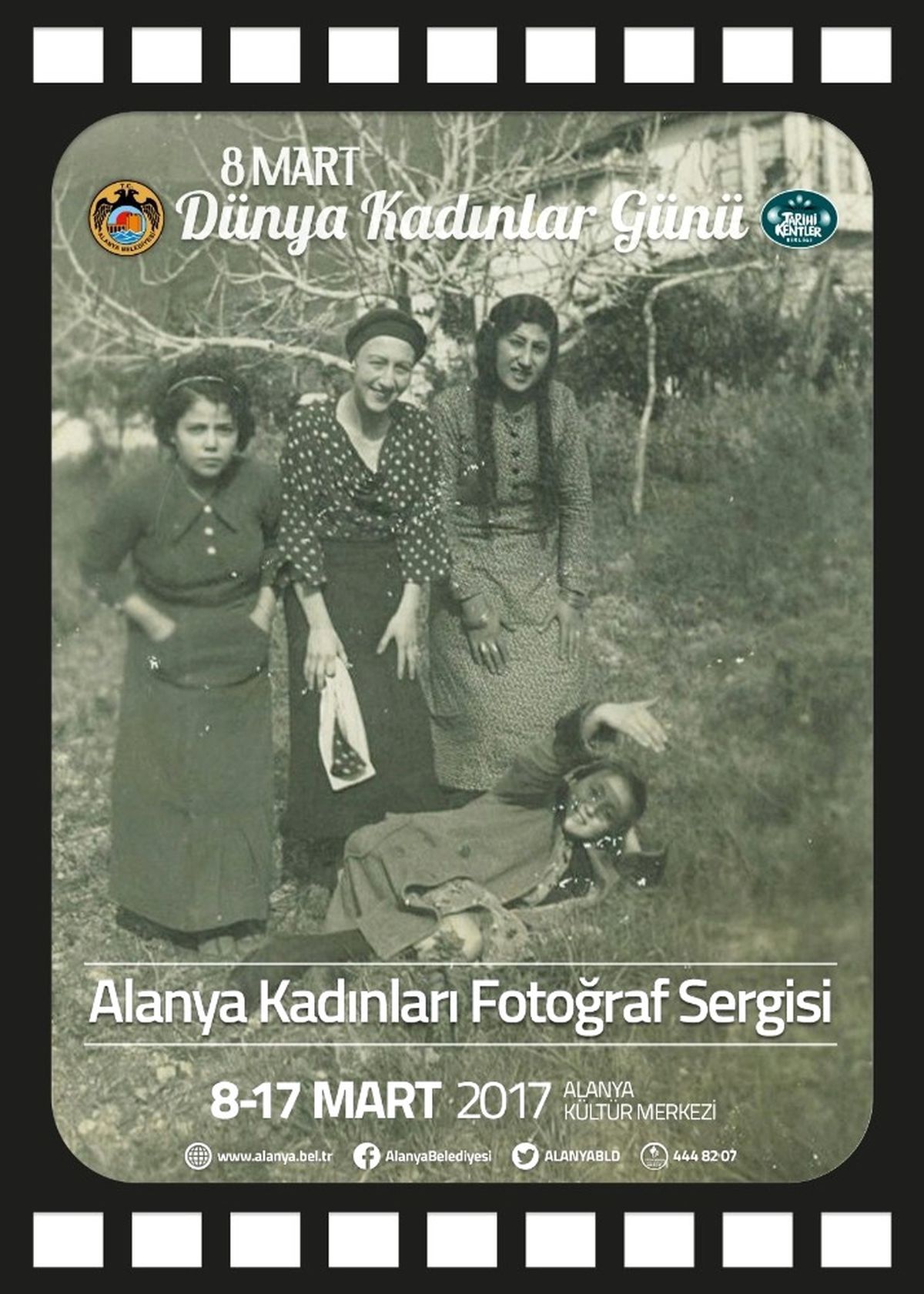 Alanya Belediyesi\'nden Kadınlar Günü\'nde Siyah Beyaz Fotoğraf Sergisi