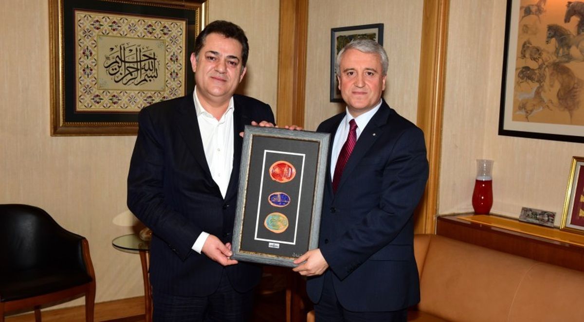 Halil Ünal\'dan Rektör Gündoğan\'a Ziyaret
