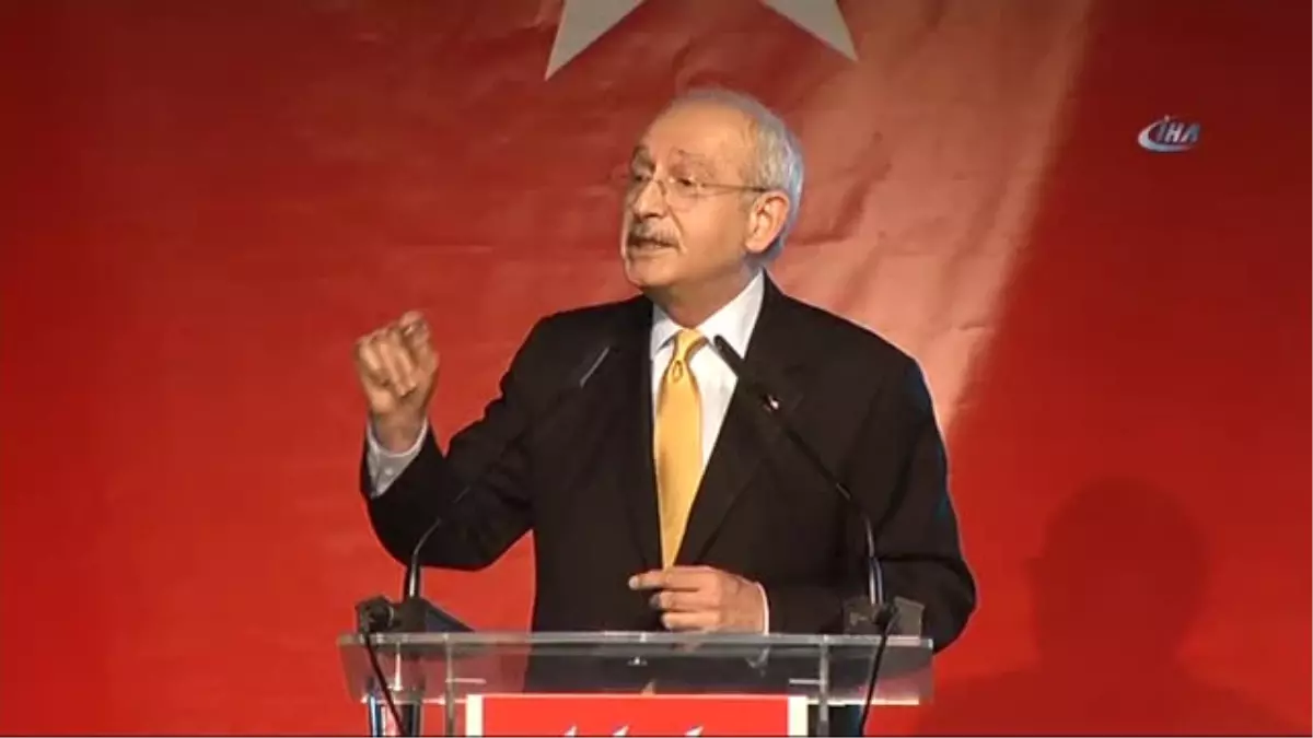 Kemal Kılıçdaroğlu: "Hayır Dediğimiz İçin \'Terörist\' Diyorlar.