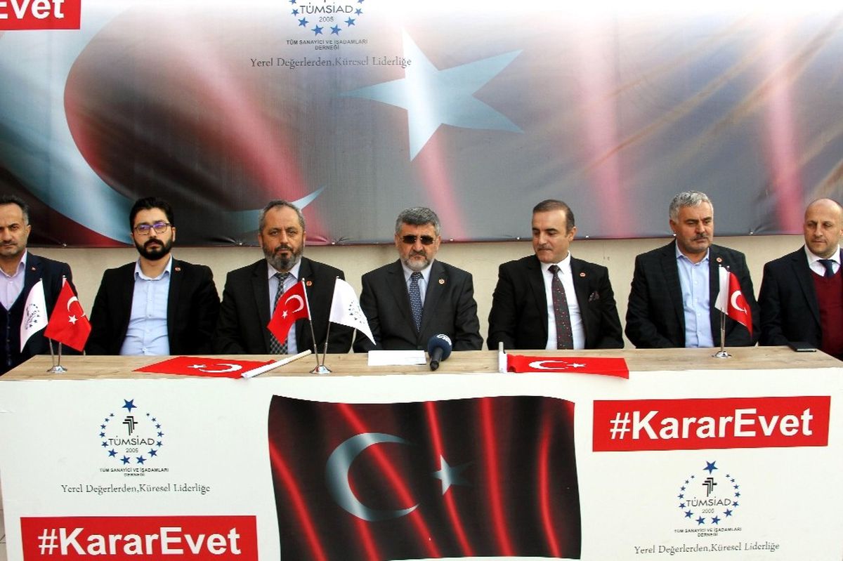 Tümsiad Antalya Şubesinden Anayasa Değişikliği Paketine Destek