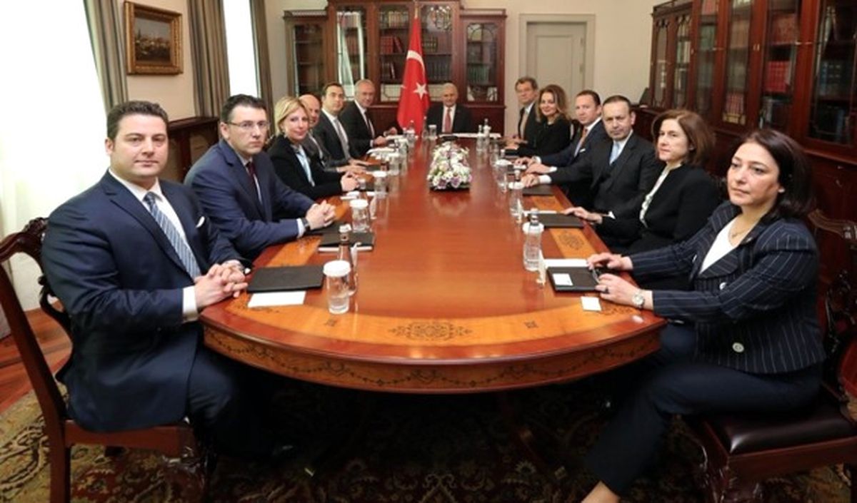Tüsiad Heyeti Yıldırım ile Görüştü
