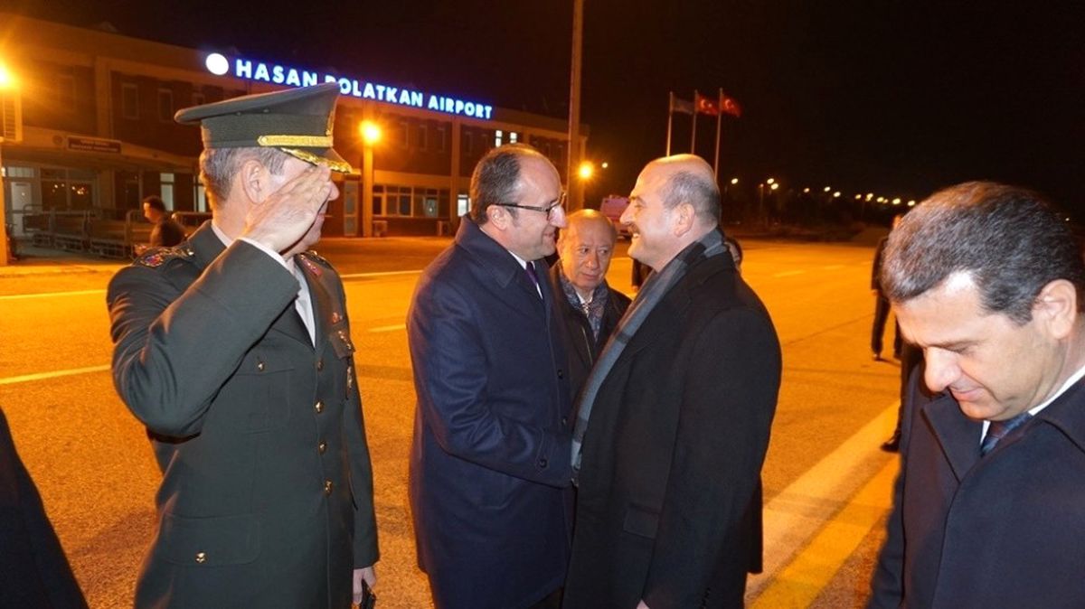 İçişleri Bakanı Süleyman Soylu Havalimanından Yolcu Edildi