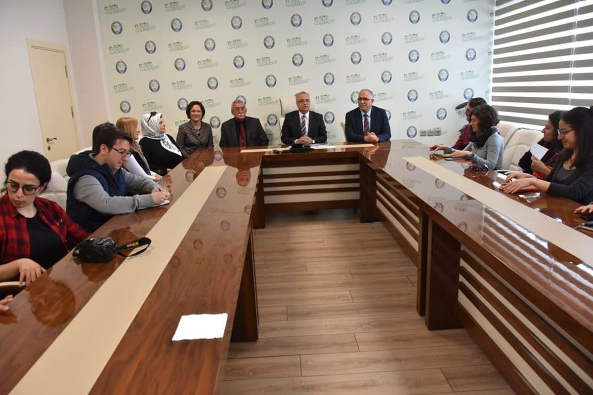 ODTÜ\'den Panel Öncesi Başkan Kayda\'ya Ziyaret