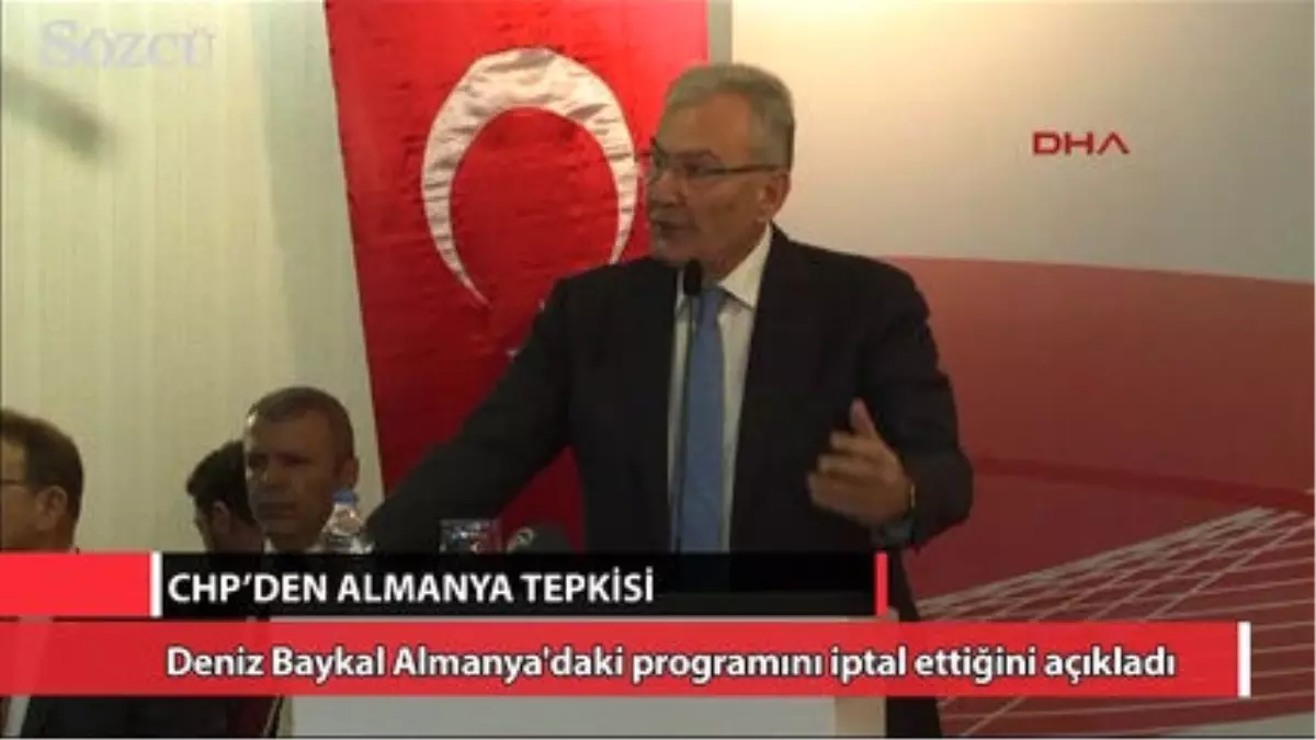 CHP\'den Almanya Tepkisi