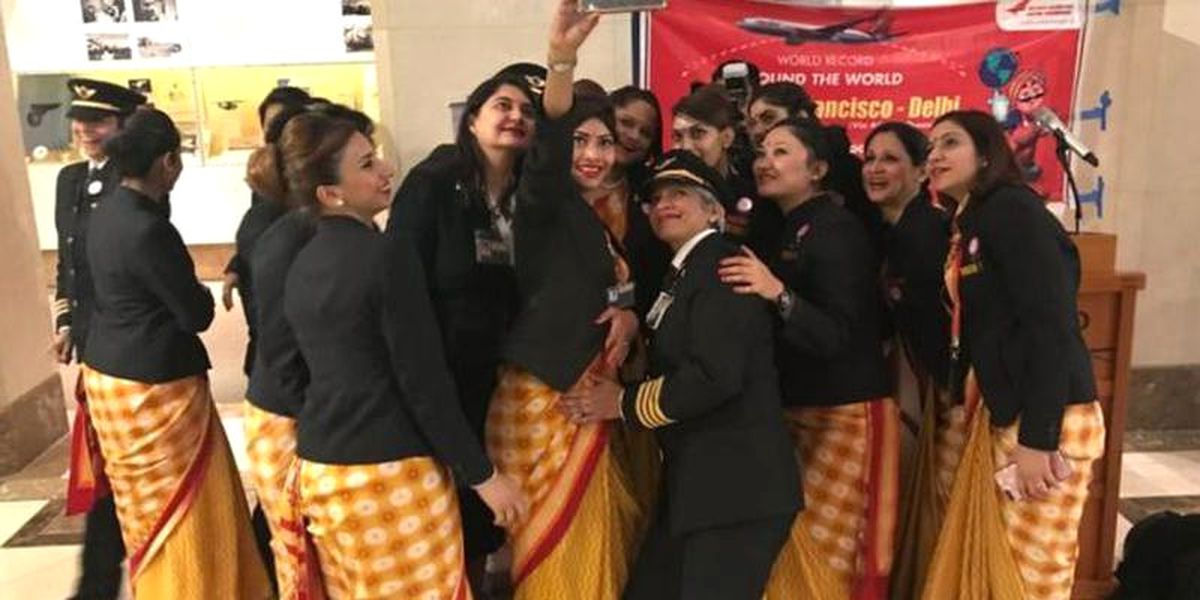 Dünyada, İlk Kez Kadın Mürettebattan Oluşan Bir Uçuş Gerçekleşti