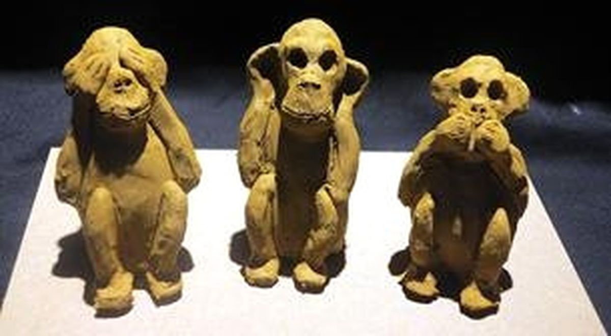 Masterpiece Heykel - Üç Maymun