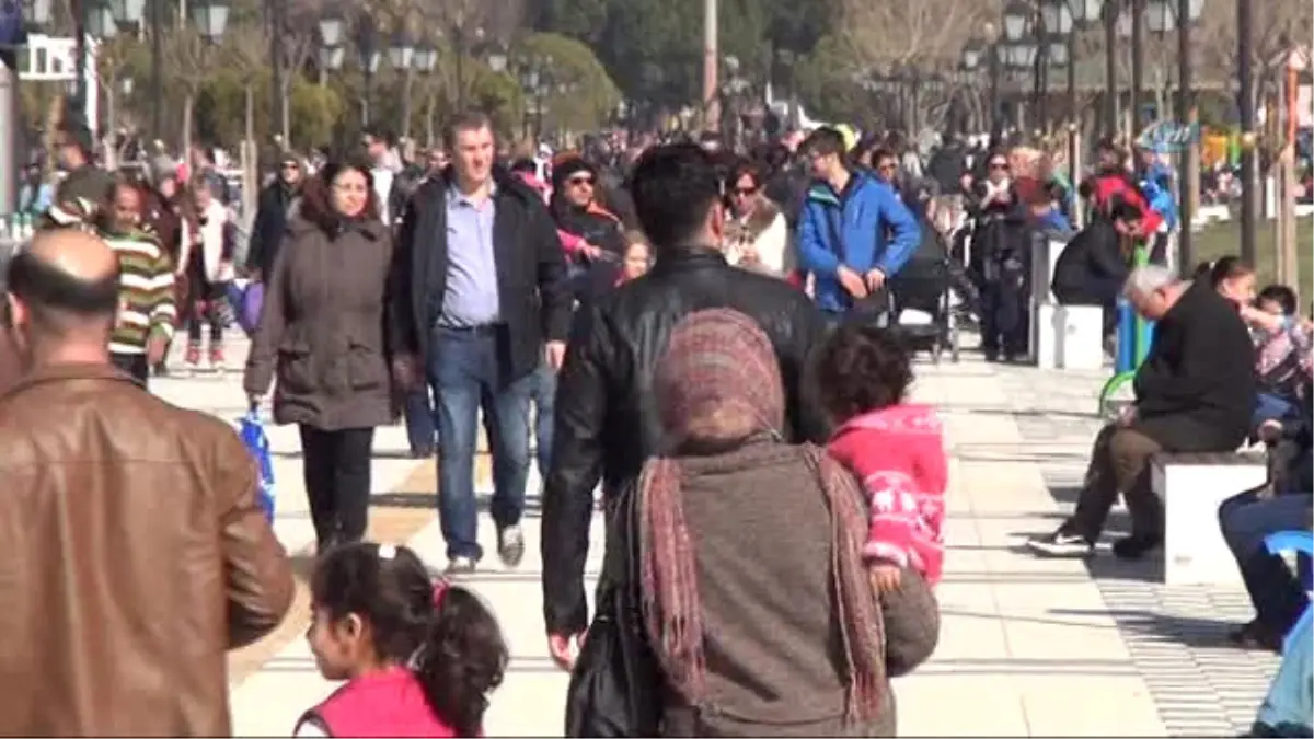 Tekirdağlılar Güzel Havanın Tadını Çıkardı