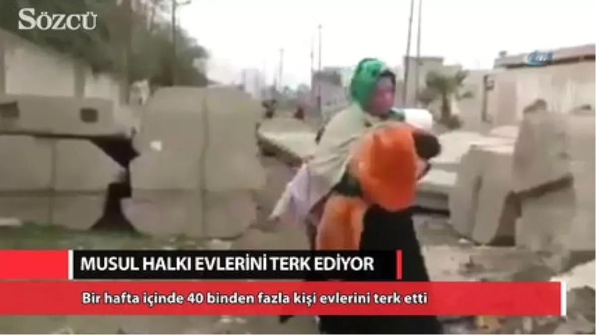 1 Haftada 40 Binden Fazla Kişi Musul\'u Terk Etti