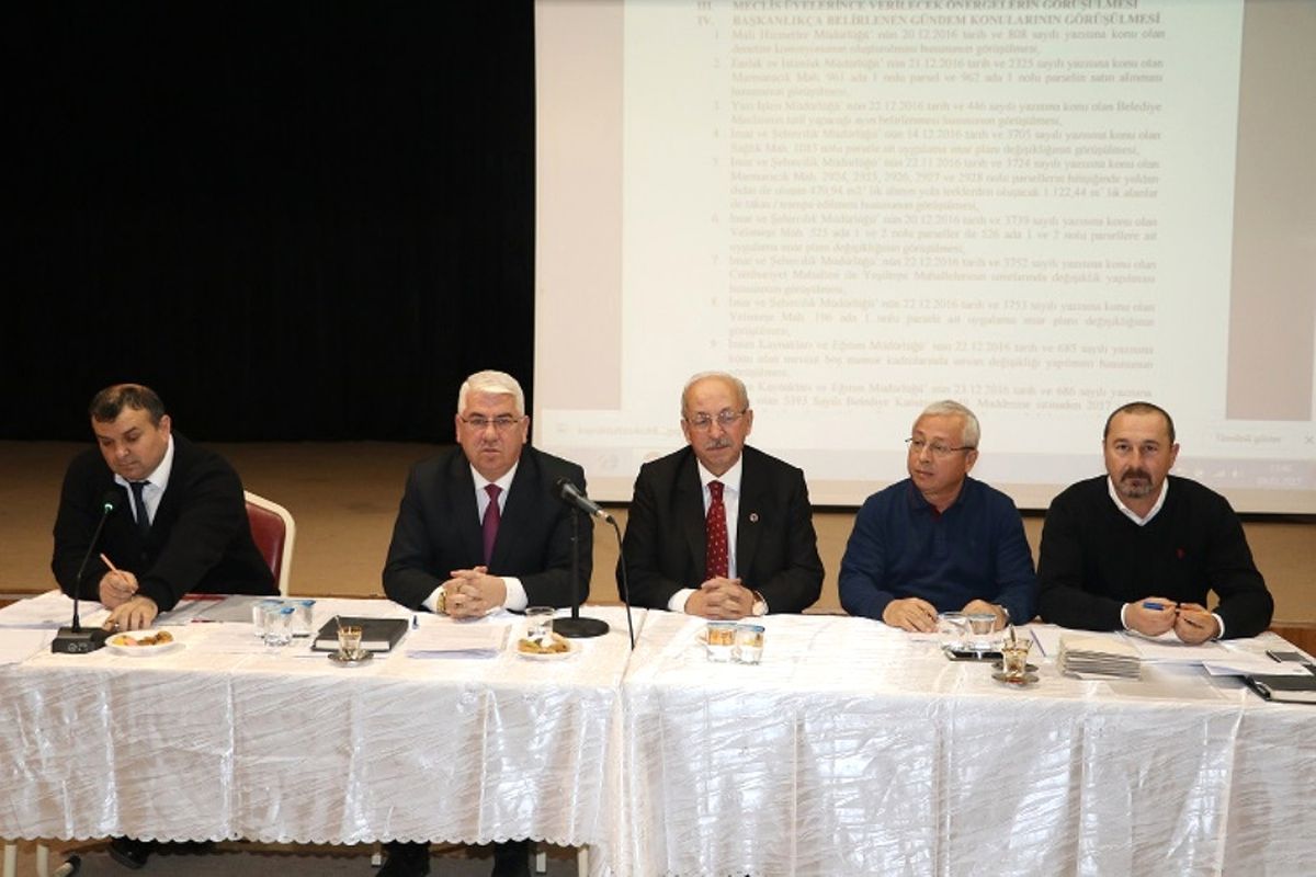 Ergene Belediye Meclisi Toplandı