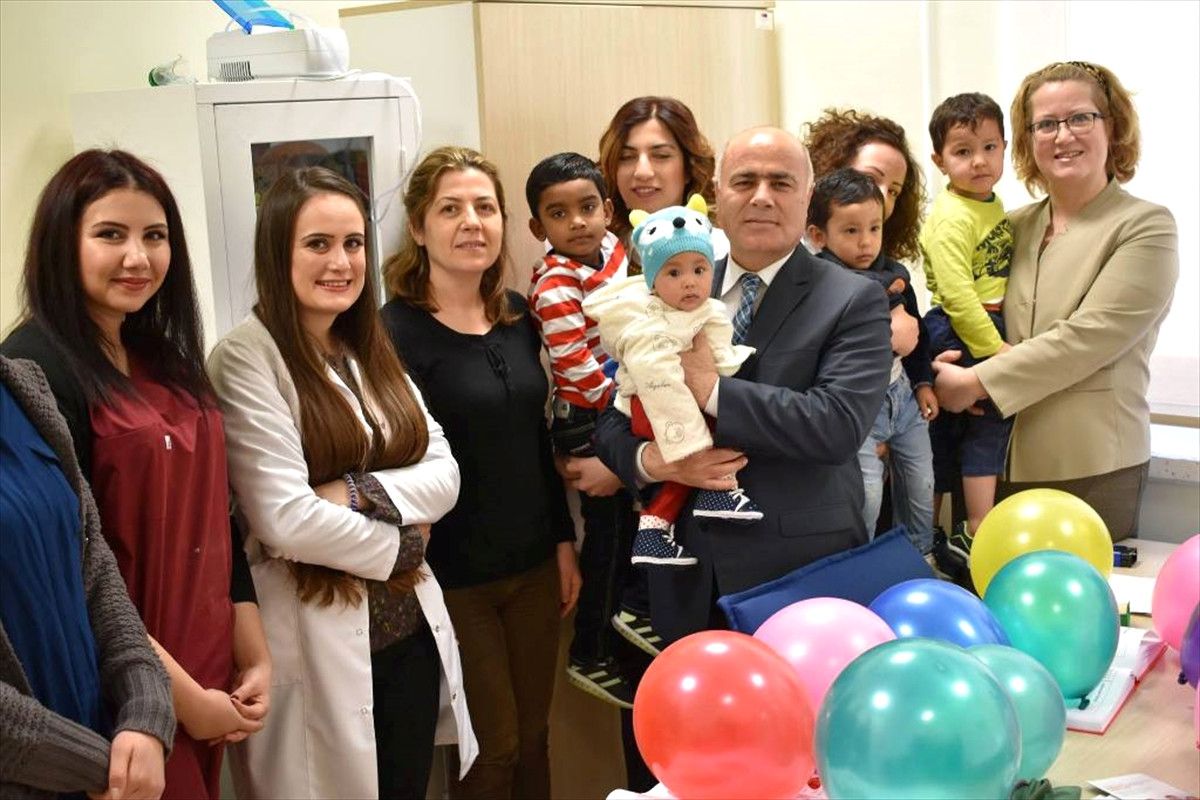 Geri Gönderme Merkezindeki Çocuklar Aşılandı