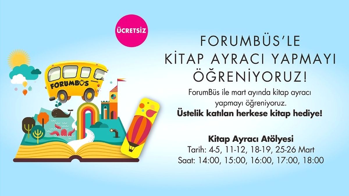 Kitap Dolu Etkinlikler Forumbüs\'te