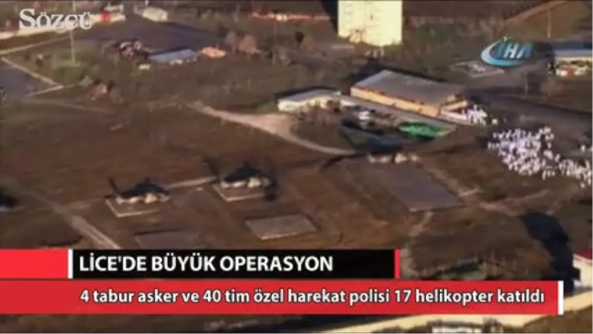 Lice\'de Büyük Operasyon