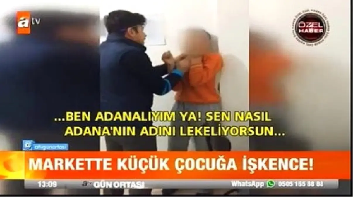 Markette Küçük Çocuğa İşkence!