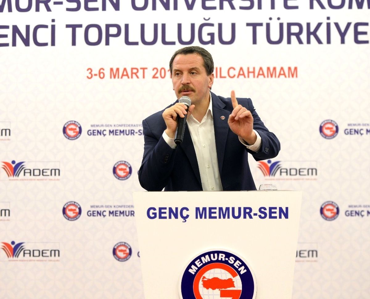 Memur-Sen Genel Başkanı Yalçın: "Adaletli Bir Dünya Sizlerin Gayretiyle İnşa Olacaktır"