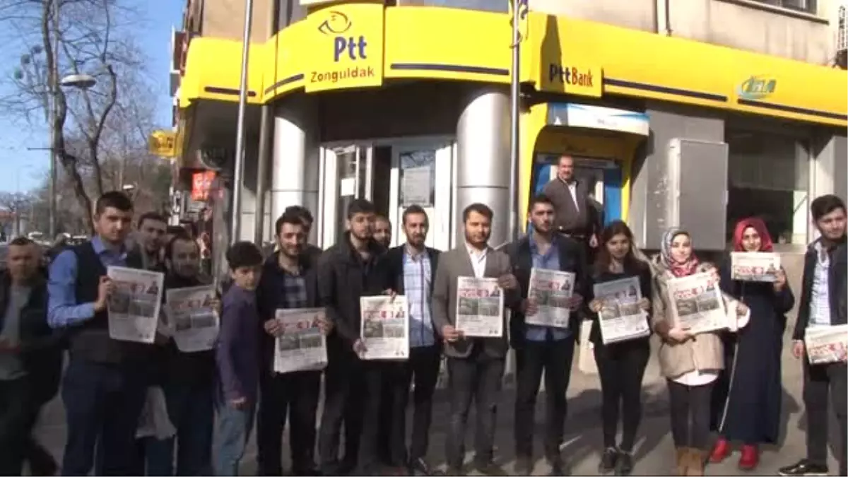 Ak Partili Gençlerden Kılıçdaroğlu\'na \'Evet\' Gazetesi