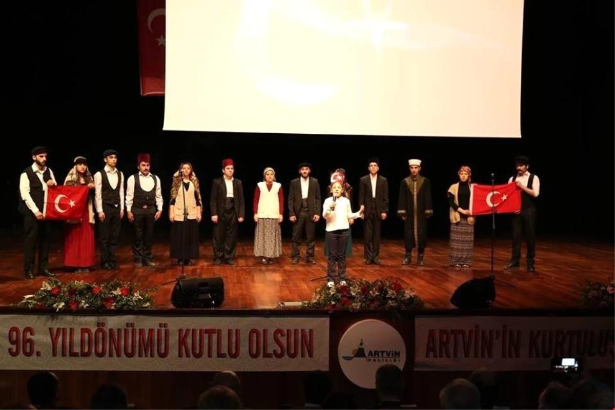 Artvin\'in Düşman İşgalinden Kurtuluşunun 96. Yıldönümü Kutlamaları