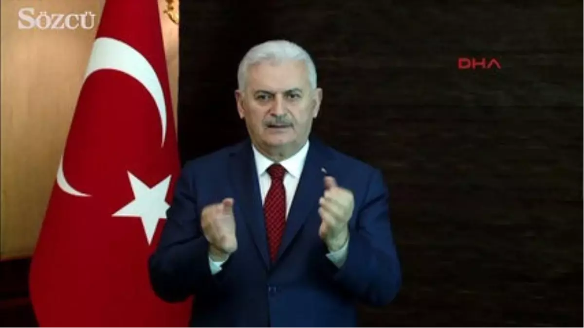 Başbakan Yıldırım\'dan İşaret Diliyle \'Evet\'