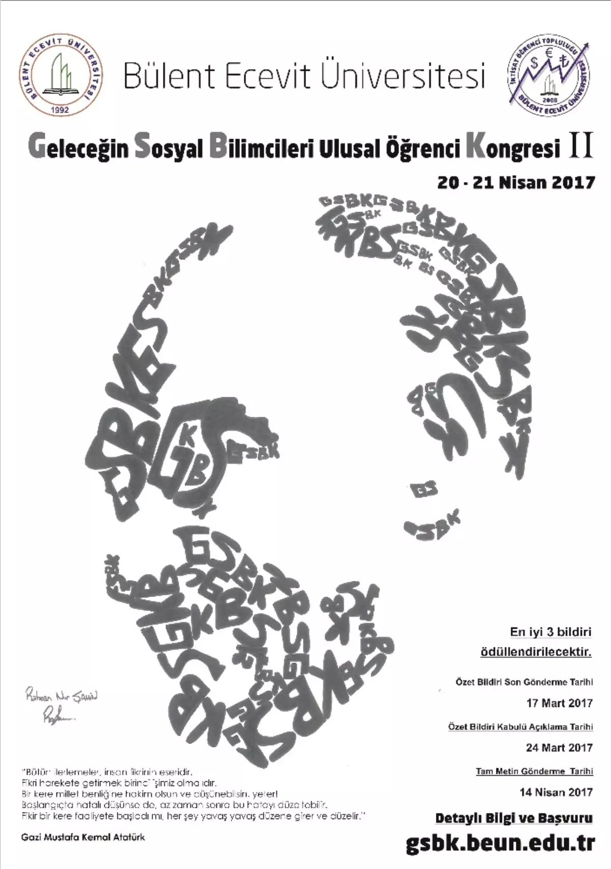 Beü Geleceğin Sosyal Bilimcileri Ulusal Öğrenci Kongresinin İkincisini Düzenliyor