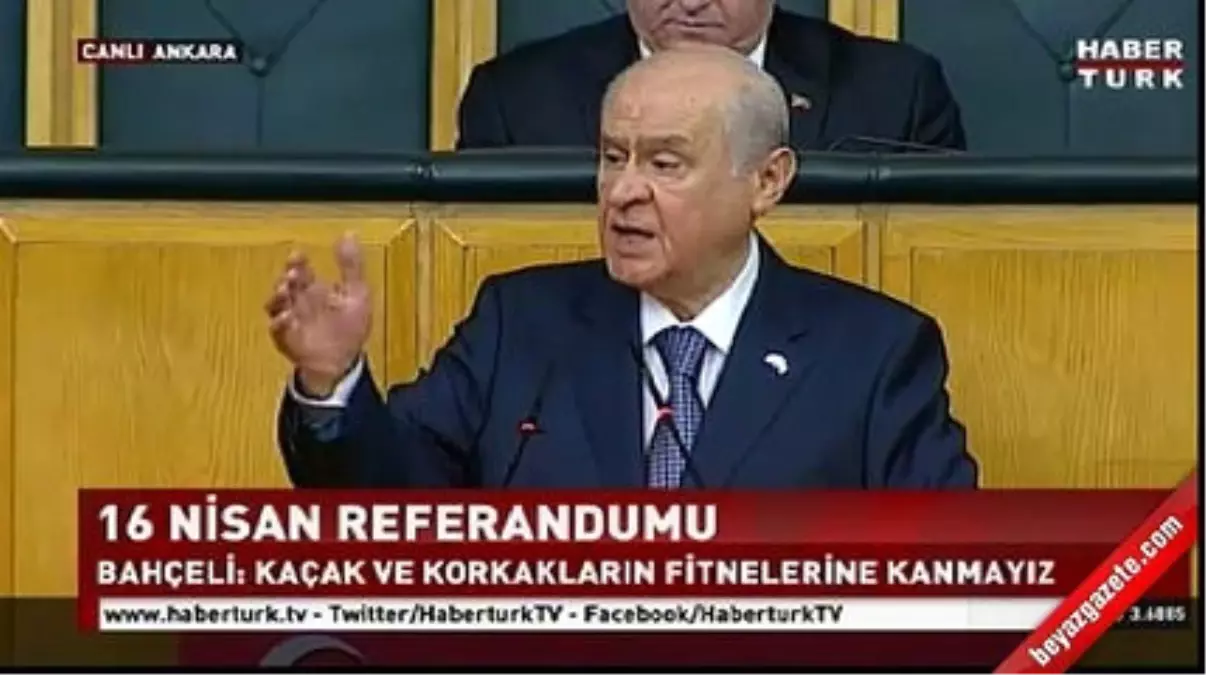 Devlet Bahçeli: Evet Yüz Karası CHP\'ye Derstir