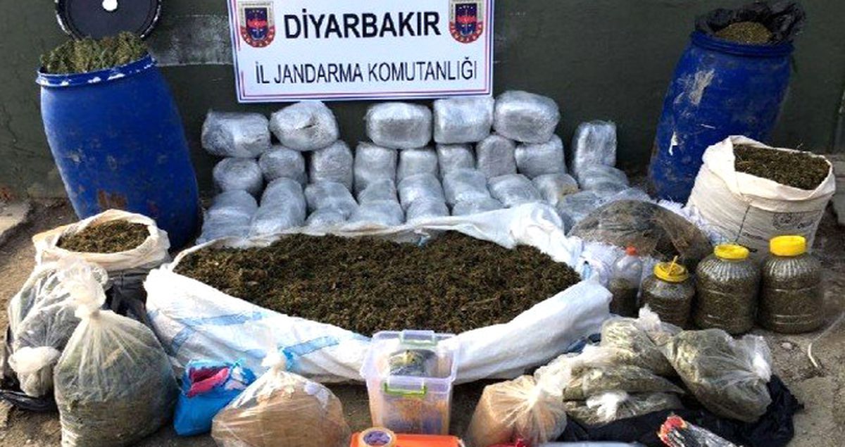 Diyarbakır\'da Altı Ayda 75 Ton Uyuşturucu Ele Geçirildi