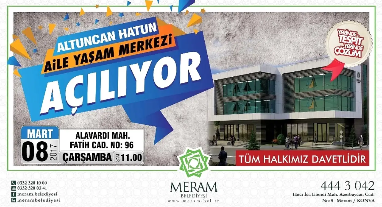 Kadınlar Günü\'nde Meram\'da Anlamlı Açılış