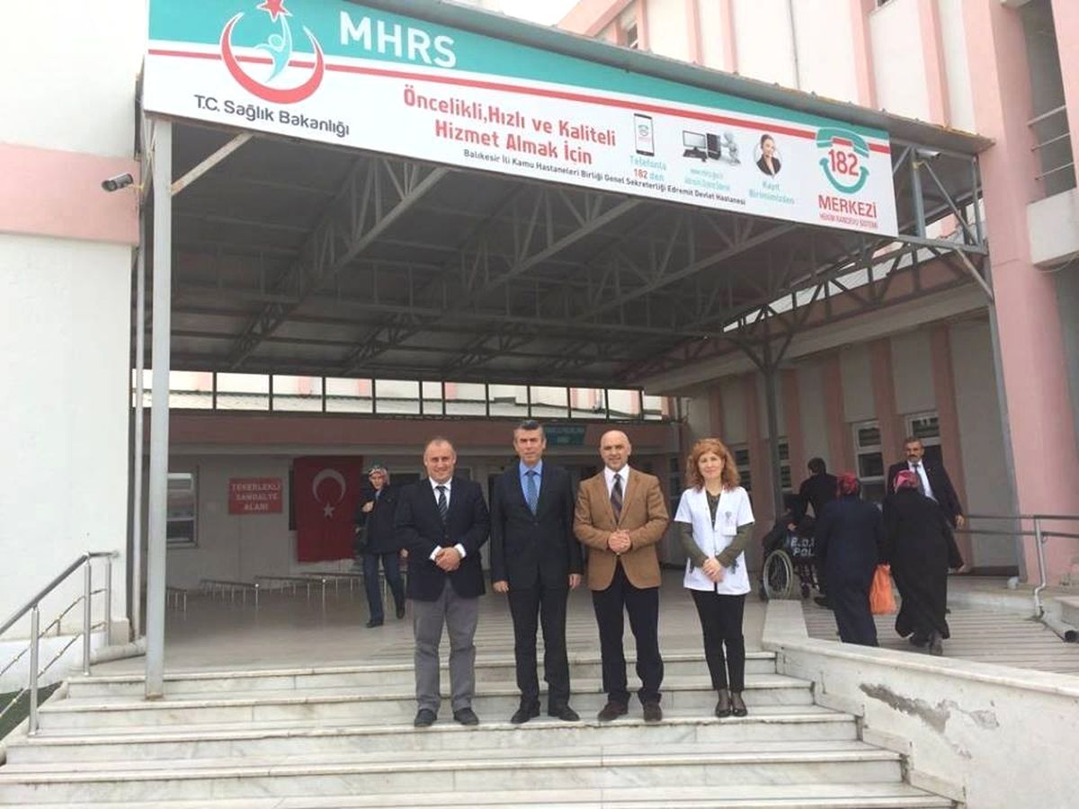 Kaymakam Sırmalı\'dan Başhekim Şahin\'e Hayırlı Olsun Ziyareti