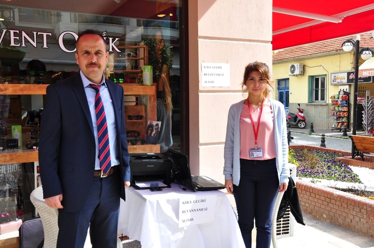 Milas\'ta Beyanname Standı Açıldı
