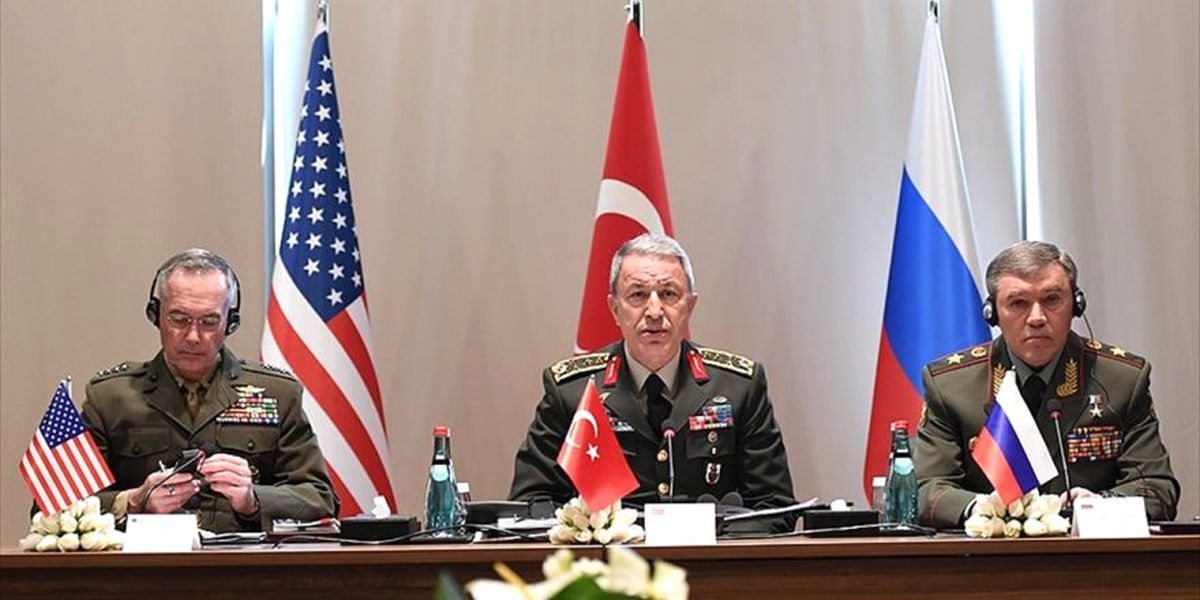 Orgeneral Akar\'ın ABD\'li ve Rus Mevkidaşlarıyla Buluşması