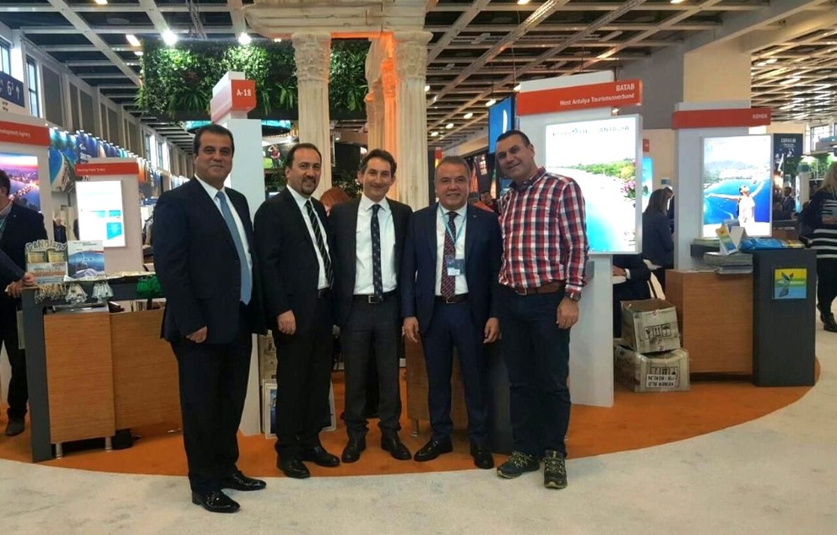 Başkan Böcek, Itb Berlin Fuarı\'nda.