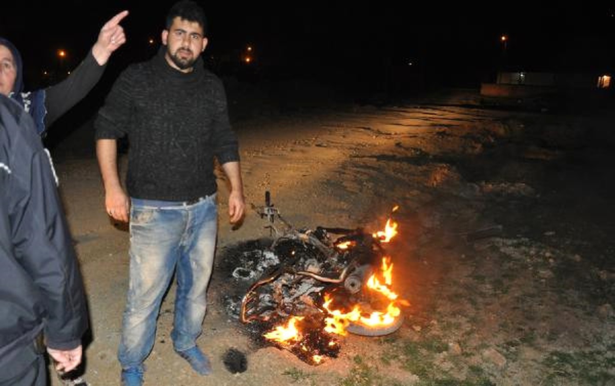 Borcunu Ödemeyen Arkadaşının Çalıntı Motosikletini Yaktı