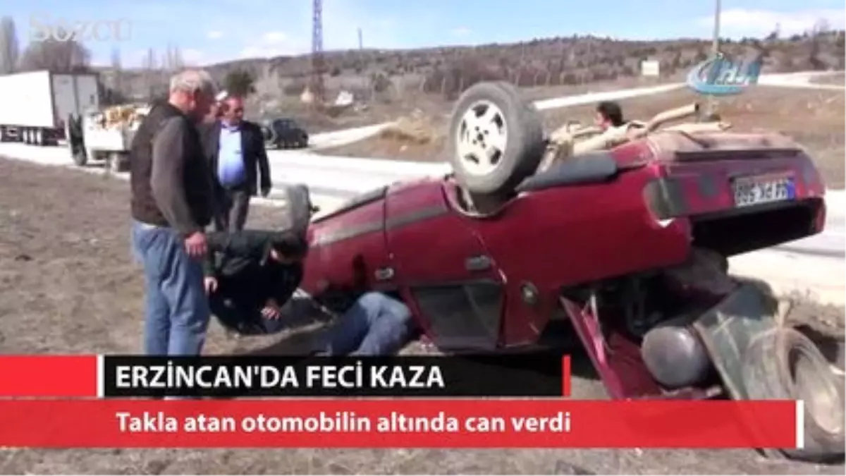 Erzincan\'da Feci Kaza