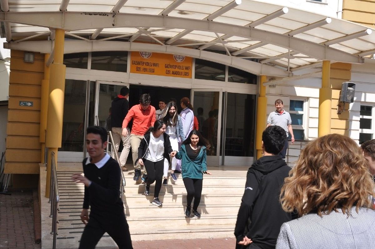 Gaziantep\'te Gerçeği Aratmayan Yangın Tatbikatı