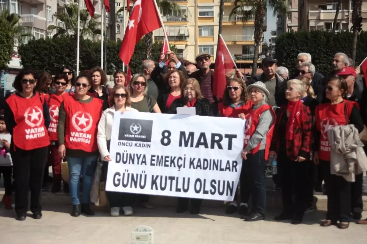 Parti ve Sivil Toplum Kuruluşları Dünya Kadınlar Günü\'nü Kutladı