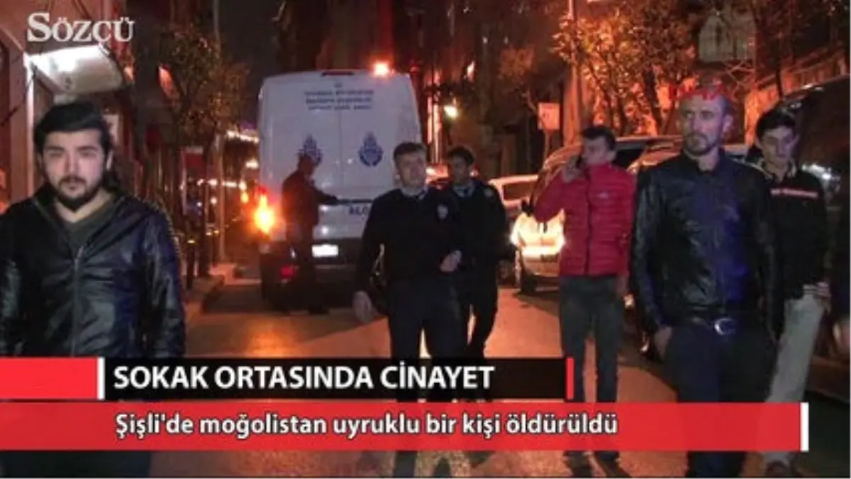 Şişli\'de Sokak Ortasında Cinayet