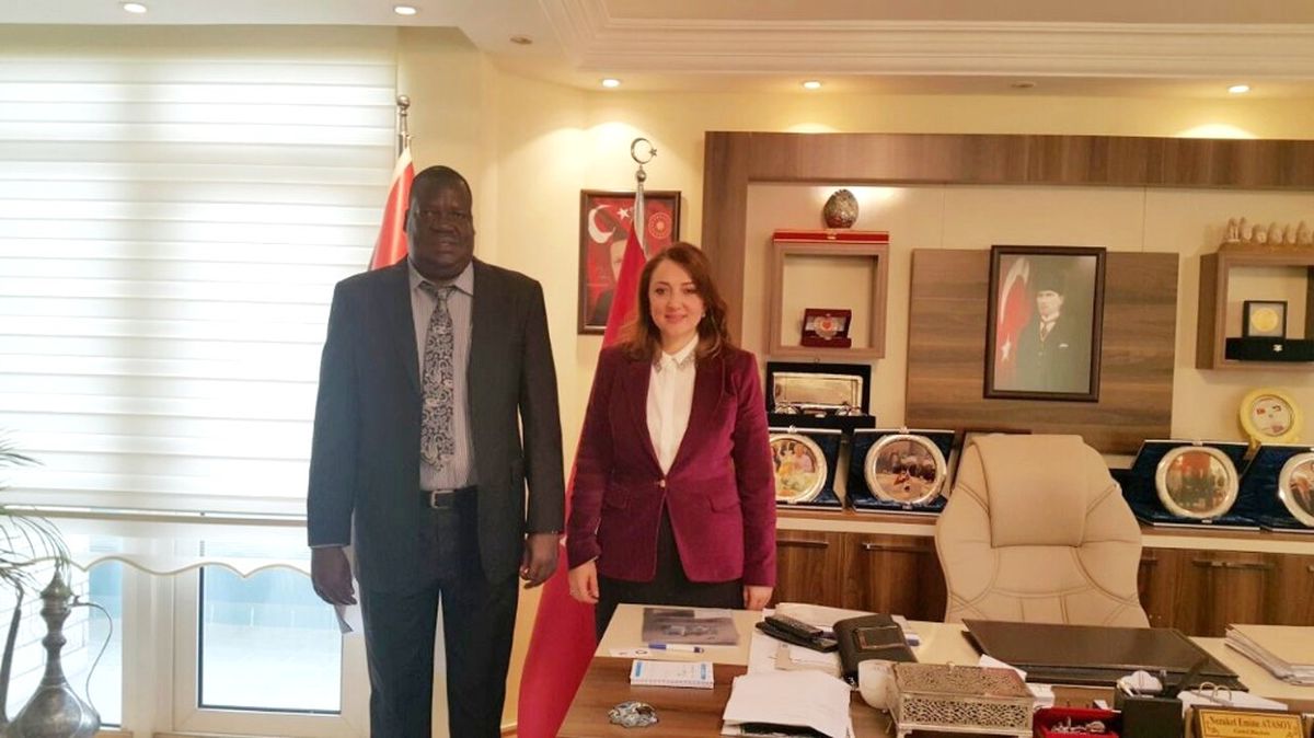 Uganda Büyükelçisi Olwa\'dan Sankon\'a Ziyaret