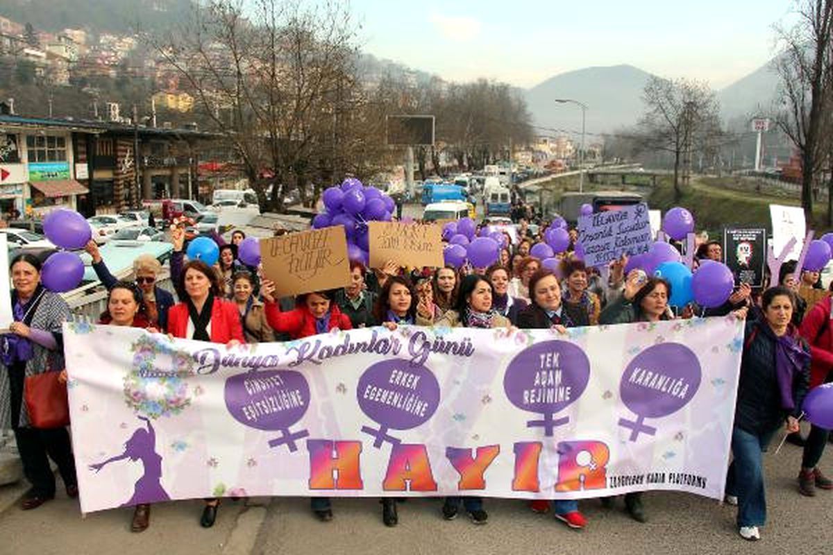 Zonguldak\'ta Kadınlar Yürüdü