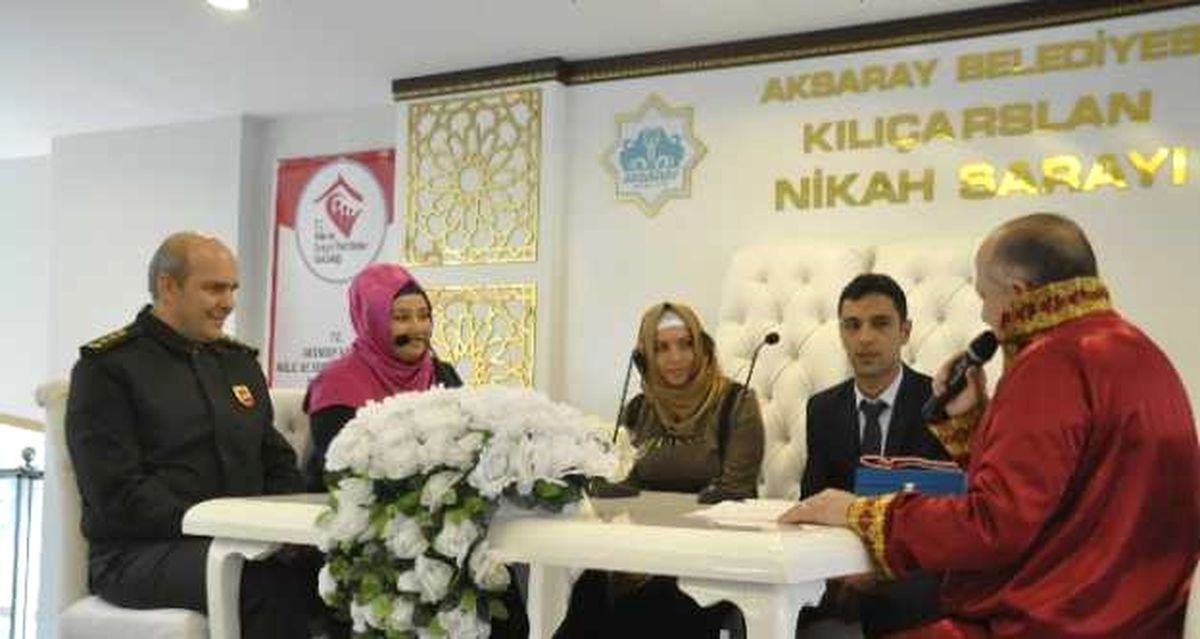 Aksaray\'da Toplu Nikah Töreni