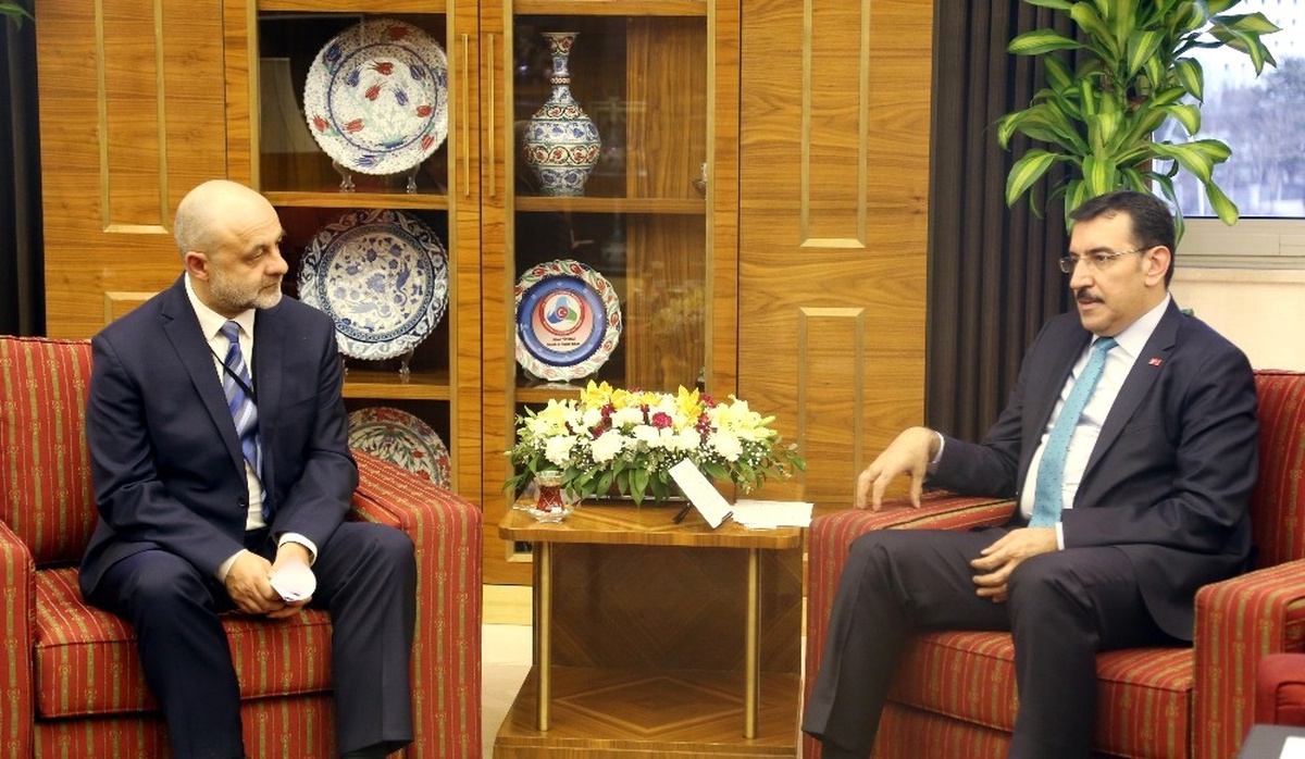 Bakan Tüfenkci, Polonya Büyükelçisi Lang\'ı Kabul Etti