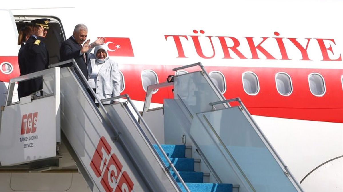 Başbakan Yıldırım KKTC\'ye Gitti