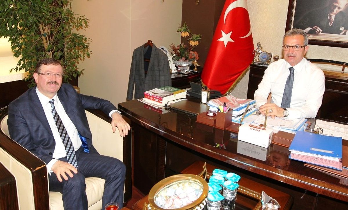 Başkan Köşker, İsu Genel Müdürü Bayram\'ı Ağırladı
